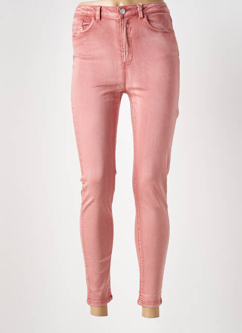 Jeans skinny taille haute taille haute rose VILA femme