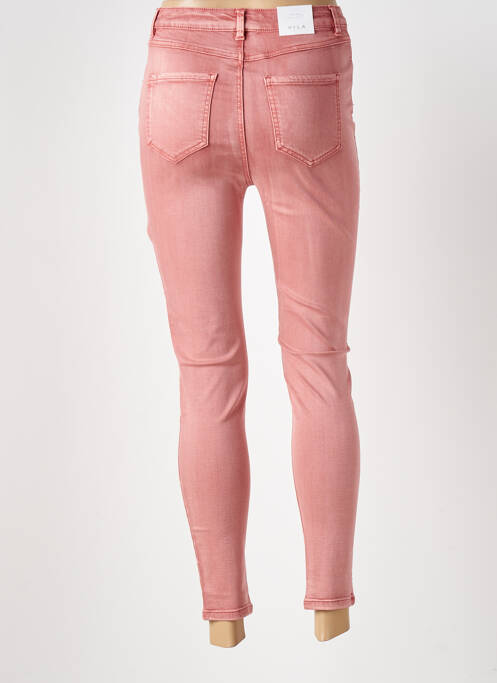 Jeans skinny taille haute taille haute rose VILA femme