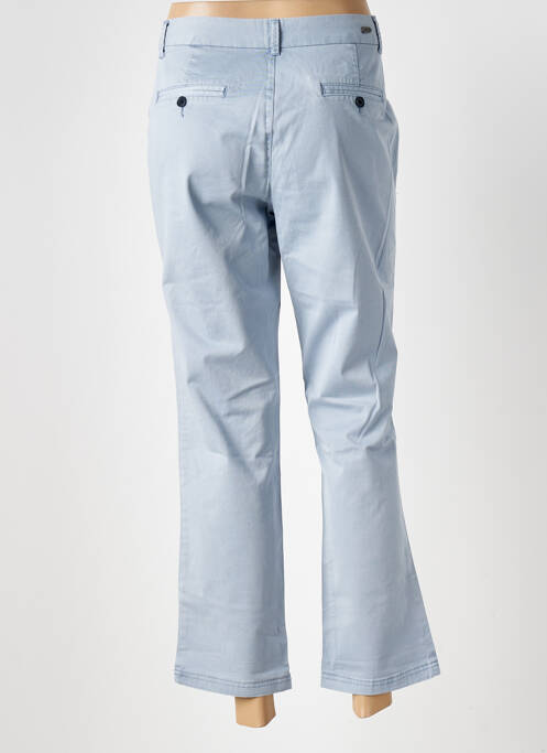 Pantalon 7/8 taille à pinces taille normale bleu CKS femme