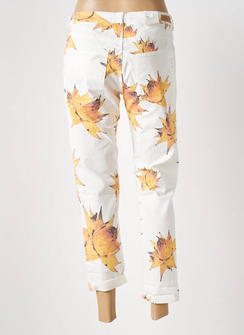 Jeans coupe slim beige MAISON SCOTCH pour femme