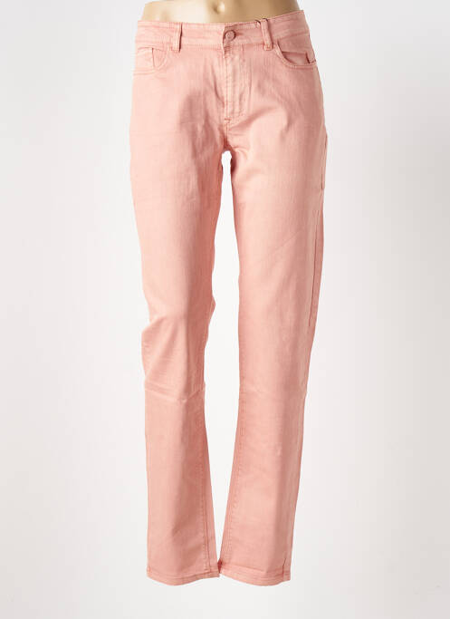 Jeans coupe slim rose CKS pour femme