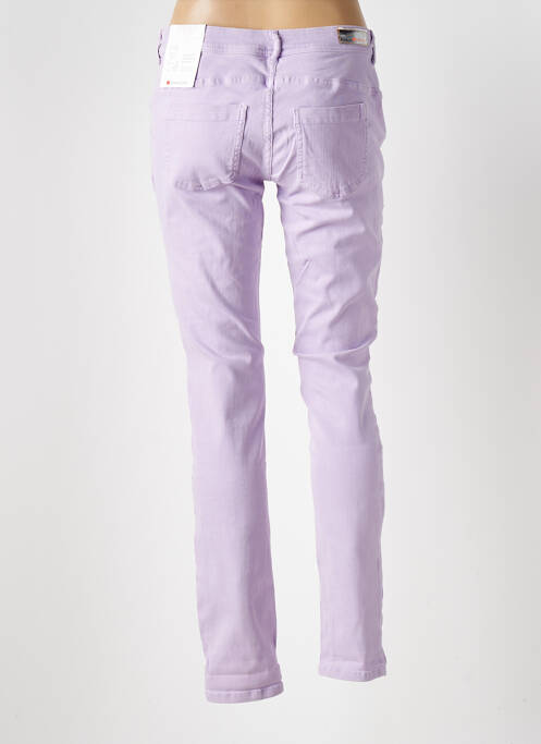 Jeans coupe slim violet STREET ONE femme