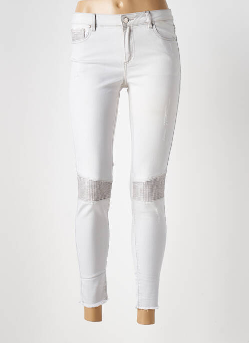 Jeans skinny gris VILA pour femme