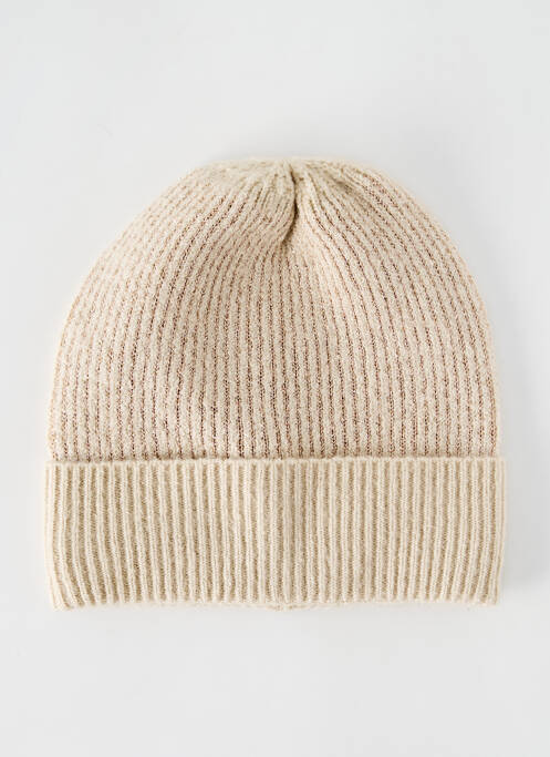 Bonnet beige CREAM pour femme