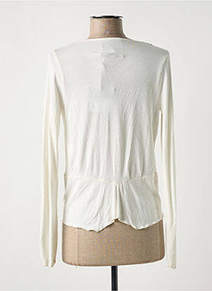 Gilet manches longues stretch beige POUSSIERE D'ETOLE femme