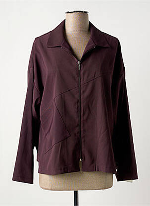 Veste casual poches rouge LAUREN VIDAL femme