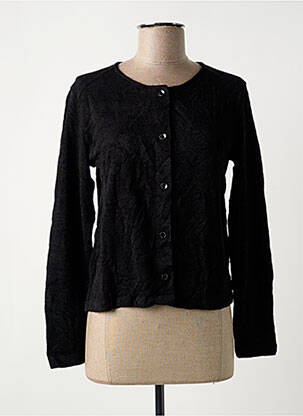 Gilet manches longues stretch noir MALOKA femme