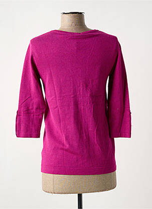 Gilet manches longues col rond violet SPARKLE BY ETINCELLE femme