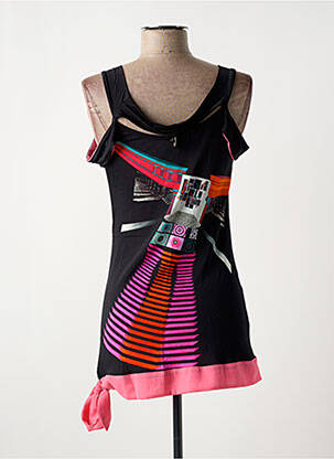Tunique sans manche col rond noir SAVE THE QUEEN femme