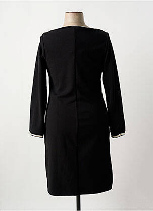 Robe mi-longue manches longues manches longues noir LA FEE MARABOUTEE femme