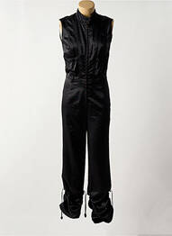 Combi-pantalon poches sans manche noir ROSA ROSAM femme