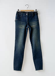 Jeans coupe slim stretch taille normale bleu LEGZSKIN femme