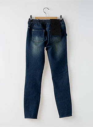 Jeans coupe slim stretch taille normale bleu LEGZSKIN femme