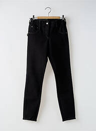 Jeans coupe slim taille normale taille normale noir LEGZSKIN femme