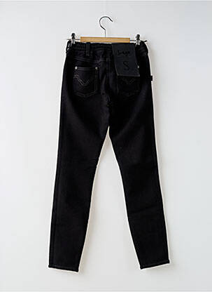 Jeans coupe slim taille normale taille normale noir LEGZSKIN femme