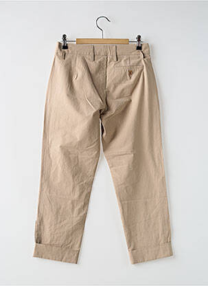 Pantalon 7/8 taille à pinces taille normale beige VERTIGO femme