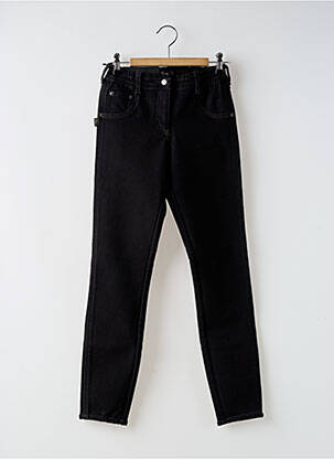 Jeans coupe slim noir LEGZSKIN pour femme