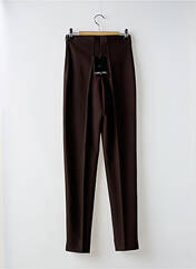 Pantalon slim marron LAUREN VIDAL pour femme seconde vue