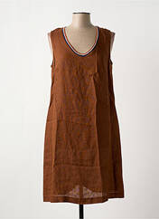Robe mi-longue marron LA FÉE ATELIER BY LA FÉE MARABOUTÉE pour femme seconde vue