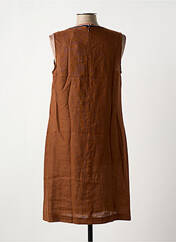Robe mi-longue marron LA FÉE ATELIER BY LA FÉE MARABOUTÉE pour femme seconde vue