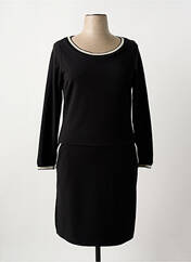Robe mi-longue noir LA FEE MARABOUTEE pour femme seconde vue