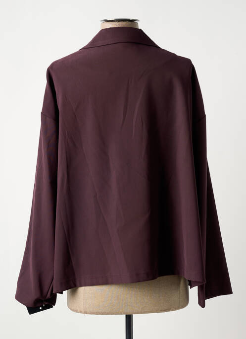 Veste casual poches rouge LAUREN VIDAL femme