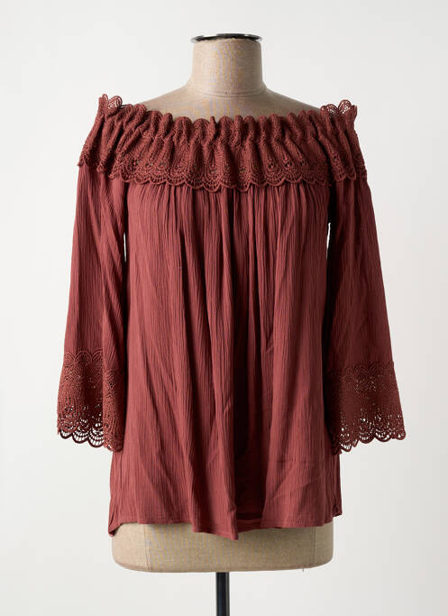 Blouse marron CREAM pour femme