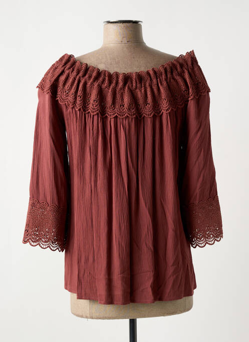 Blouse marron CREAM pour femme