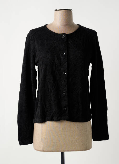 Gilet manches longues noir MALOKA pour femme