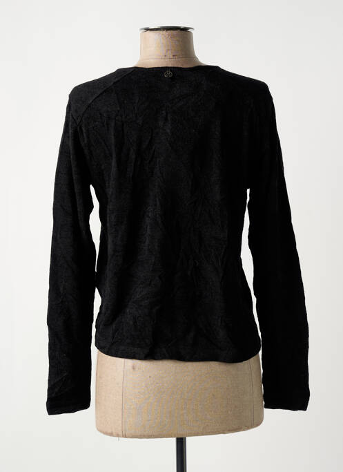 Gilet manches longues noir MALOKA femme