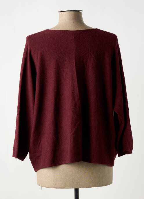 Gilet manches longues rouge LA FEE MARABOUTEE femme