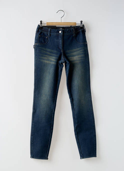 Jeans coupe slim bleu LEGZSKIN pour femme