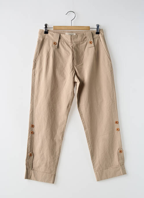 Pantalon 7/8 beige VERTIGO pour femme