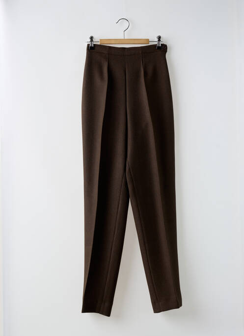 Pantalon droit marron LAUREN VIDAL pour femme