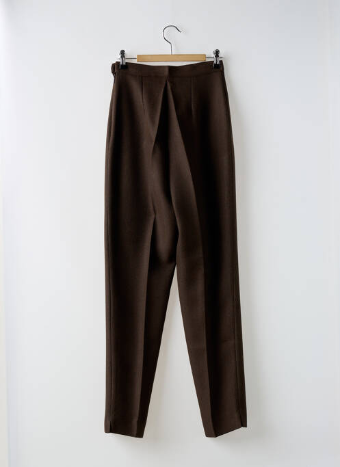Pantalon droit marron LAUREN VIDAL pour femme