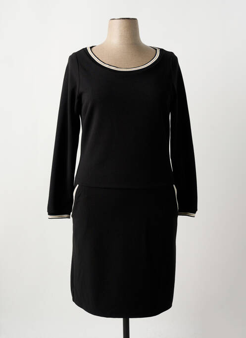 Robe mi-longue noir LA FEE MARABOUTEE pour femme