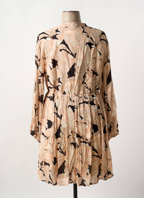 Robe mi-longue rose RINO & PELLE pour femme