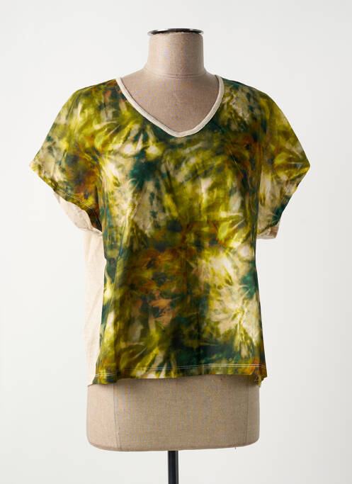 T-shirt vert LA FÉE ATELIER BY LA FÉE MARABOUTÉE pour femme