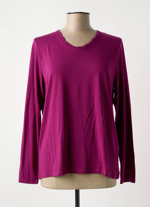 T-shirt violet LA FEE MARABOUTEE pour femme