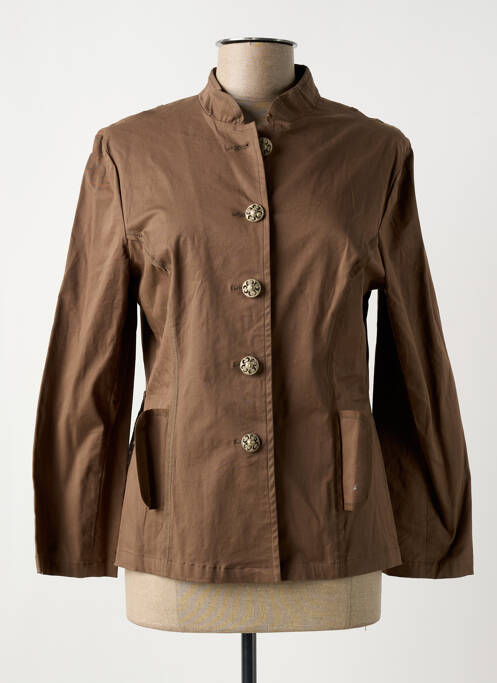 Veste chic marron ACQUAVERDE pour femme