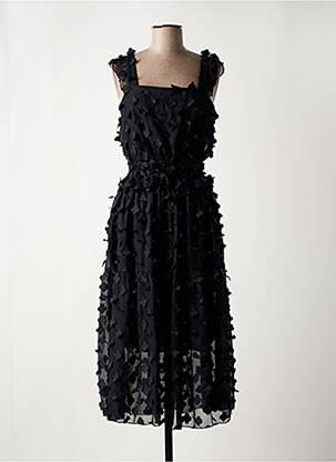 Robe longue sans manche sans manche noir MONACO COLLECTION femme