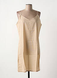 Jupon /fond de robe coupe cintrée beige ORIENTIQUE NATURALLY femme