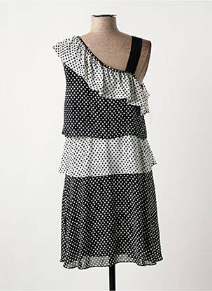 Robe mi-longue sans manche sans manche noir JUS D'ORANGE femme