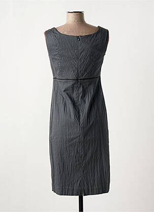 Robe mi-longue sans manche sans manche gris ANNA KASZER femme