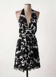 Robe courte sans manche sans manche noir PEACE + LOVE femme