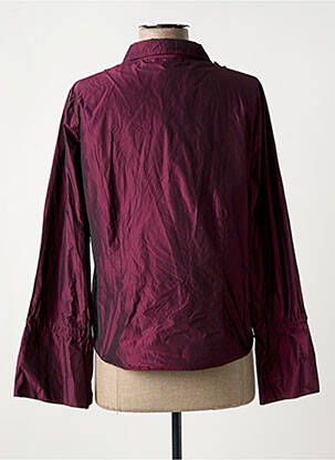 Chemisier coupe cintrée manches longues violet ROSA ROSAM femme