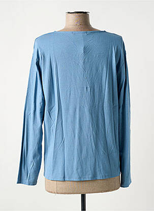 T-shirt manches longues manches longues bleu MALOKA femme