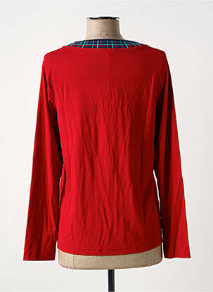 T-shirt manches longues manches longues rouge MALOKA femme