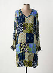 Robe mi-longue bleu CREAM pour femme seconde vue