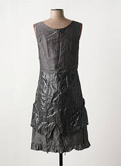 Robe mi-longue argent SALT & PEPPER pour femme seconde vue